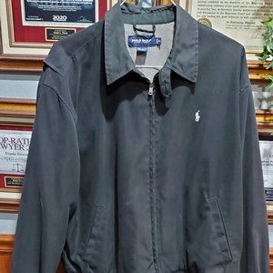 Polo jacket, lightweight, black, XL